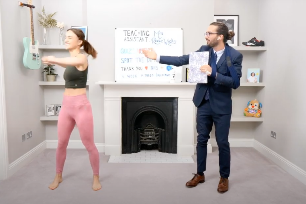 joe-wicks'-wife-rosie-steps-in-for-pe-lesson-as-body-coach-recovers-from-hand-surgery