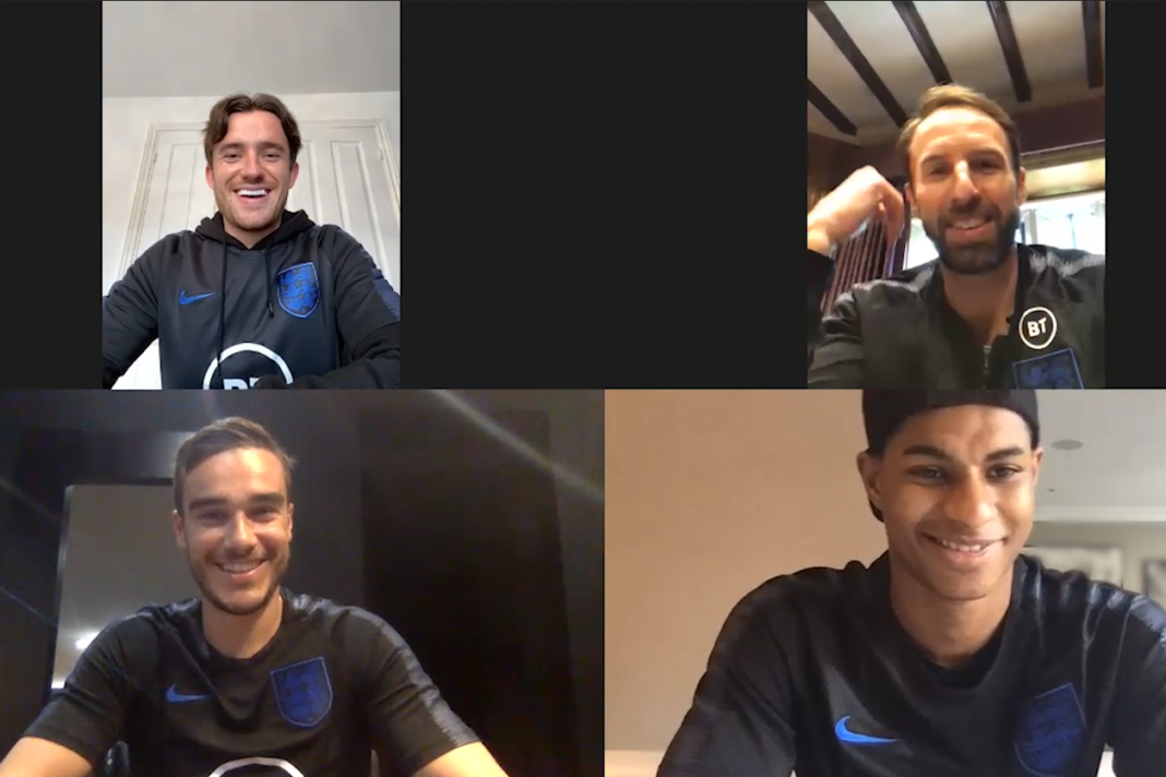 gareth-southgate-and-marcus-rashford-offer-glimpse-into-life-in-lockdown-as-they-back-bid-to-keep-nation-fit