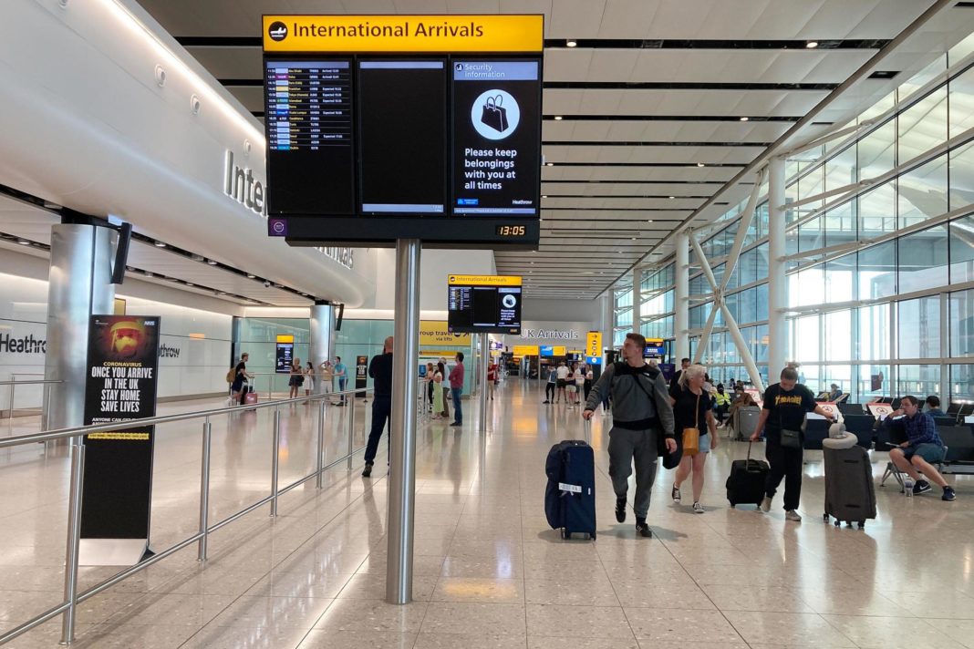 british-tourists-could-be-allowed-to-travel-to-low-infection-countries-without-14-day-quarantine-under-'air-bridges'-plan