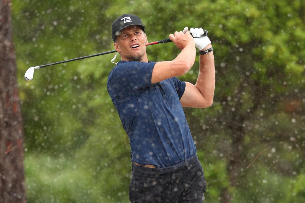 tom-brady-hits-stunning-shot-during-the-match-with-tiger-woods-and-phil-mickelson…-and-splits-his-trousers