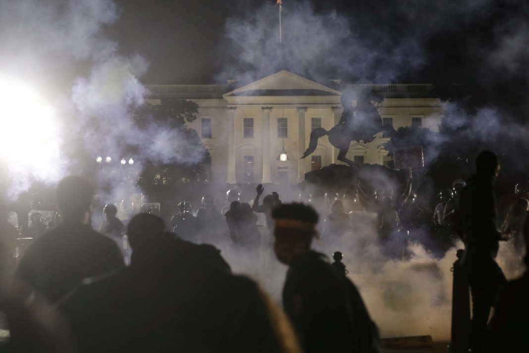 donald-trump-shelters-in-white-house-bunker-as-protests-over-george-floyd's-death-grip-washington