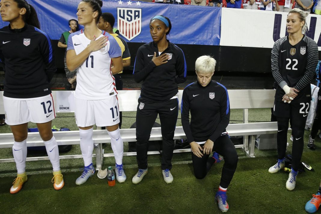 us-soccer-drops-'no-kneeling'-national-anthem-ban-and-apologises-for-detracting-from-black-lives-matter-movement
