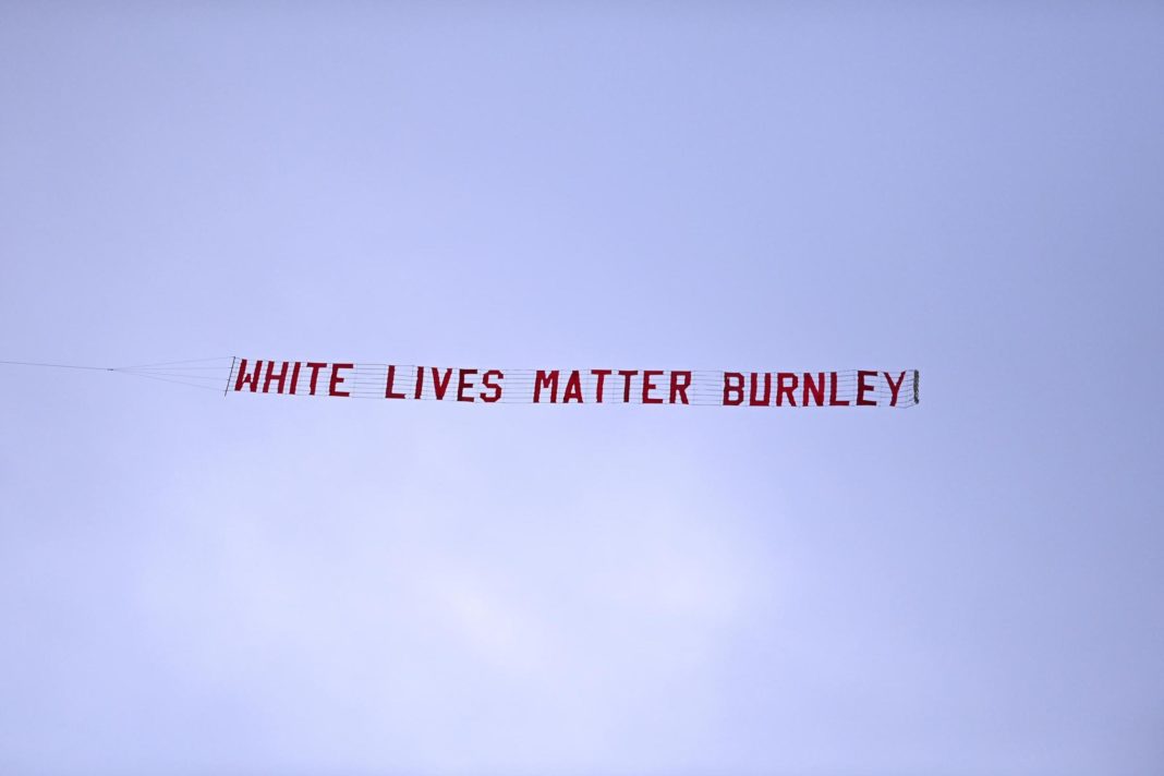 burnley-captain-ben-mee-blasts-'white-lives-matter'-banner-flown-over-etihad:-'we're-ashamed-and-embarrassed'