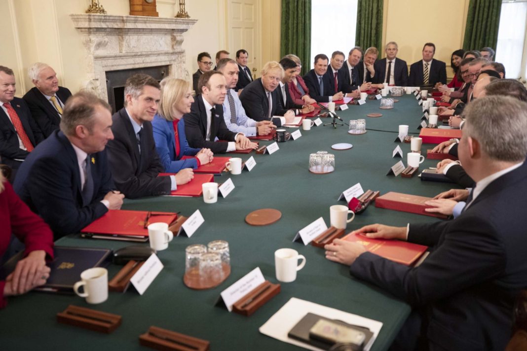 boris-johnson's-cabinet-to-meet-in-person-for-first-time-in-four-months