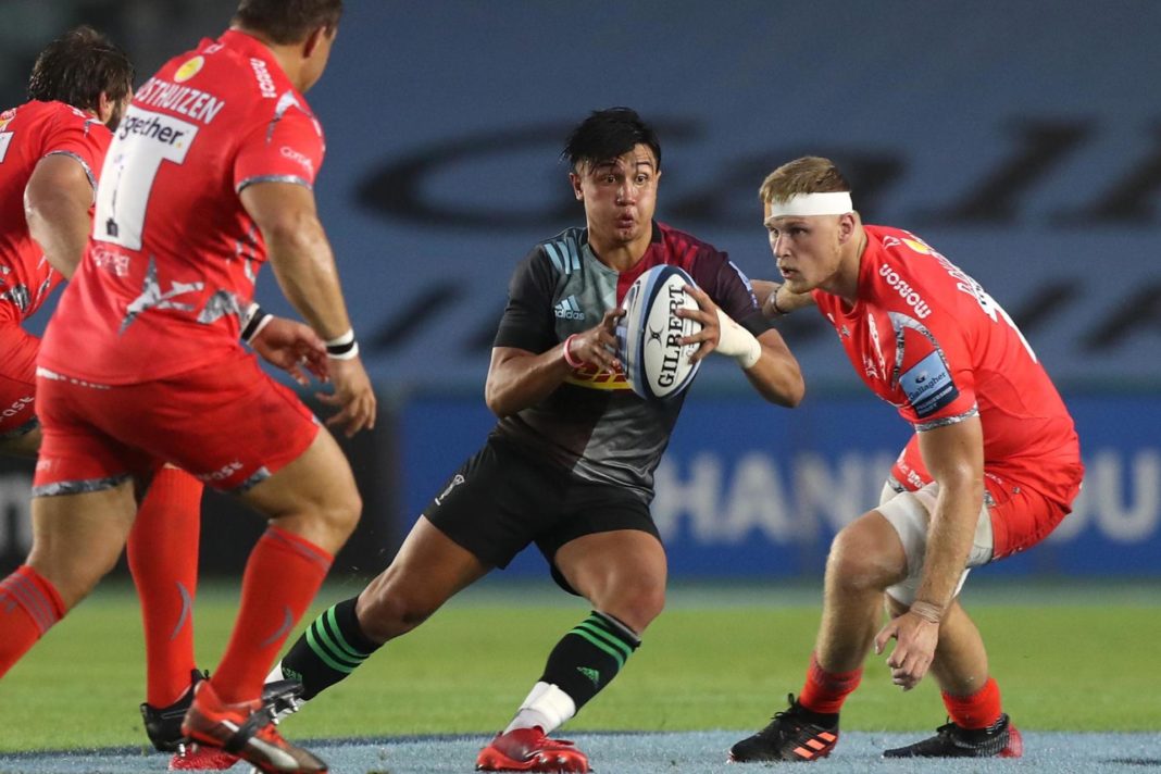 harlequins-beat-sale-sharks-on-premiership-return-as-marcus-smith-kicks-11-points-in-below-par-clash