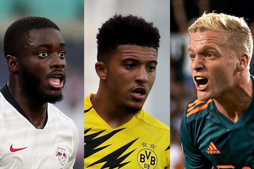 how-manchester-united-could-line-up-next-season-with-jadon-sancho,-donny-van-de-beek,-dayot-upamecano