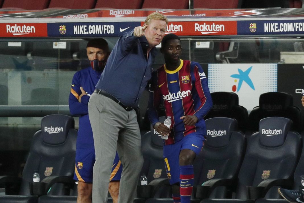 ousmane-dembele-to-manchester-united:-koeman-won't-rule-out-deadline-day-deal-as-barcelona-wait-on-depay