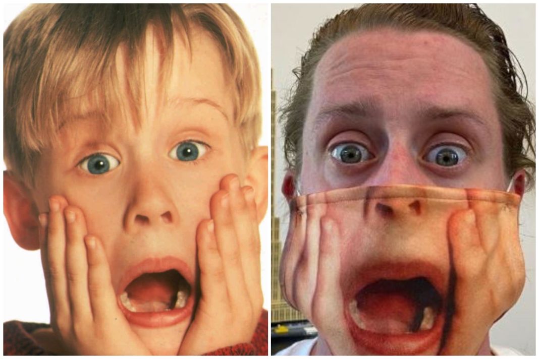 macaulay-culkin-poses-in-home-alone-2-face-mask-and-the-internet-goes-wild