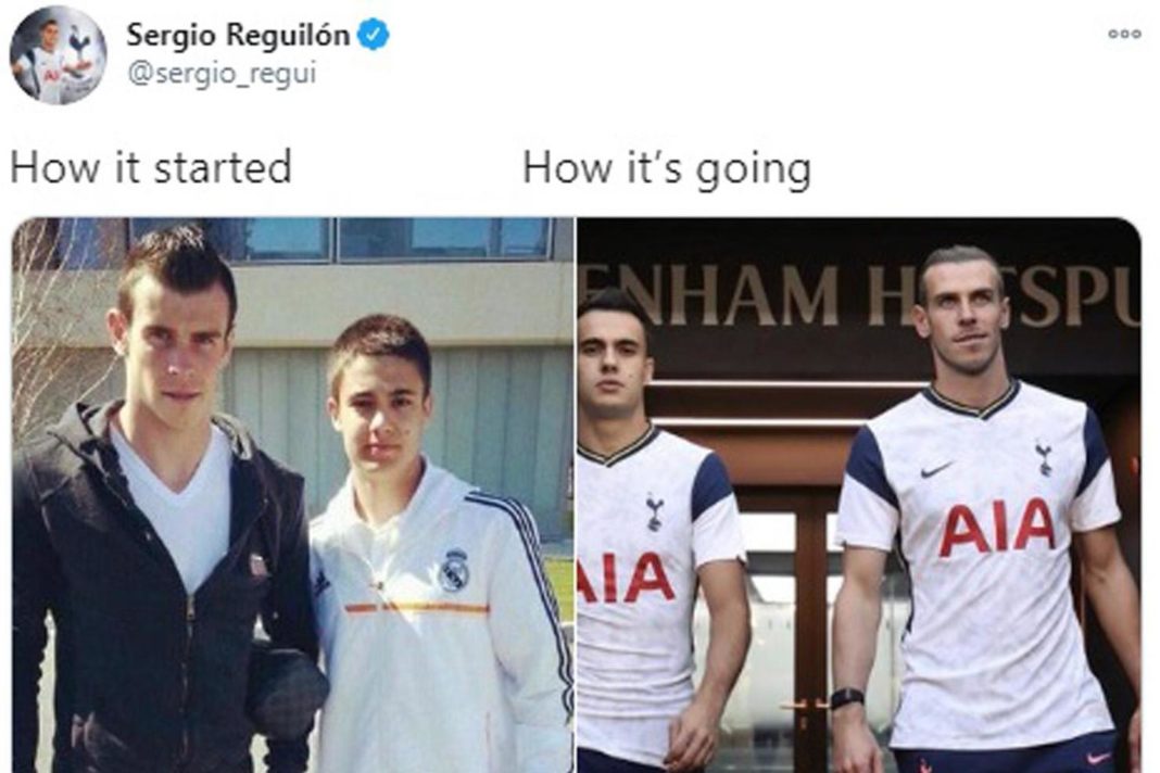 sergio-reguilon-delights-tottenham-fans-with-gareth-bale-'how-it-started,-how-it's-going'-meme
