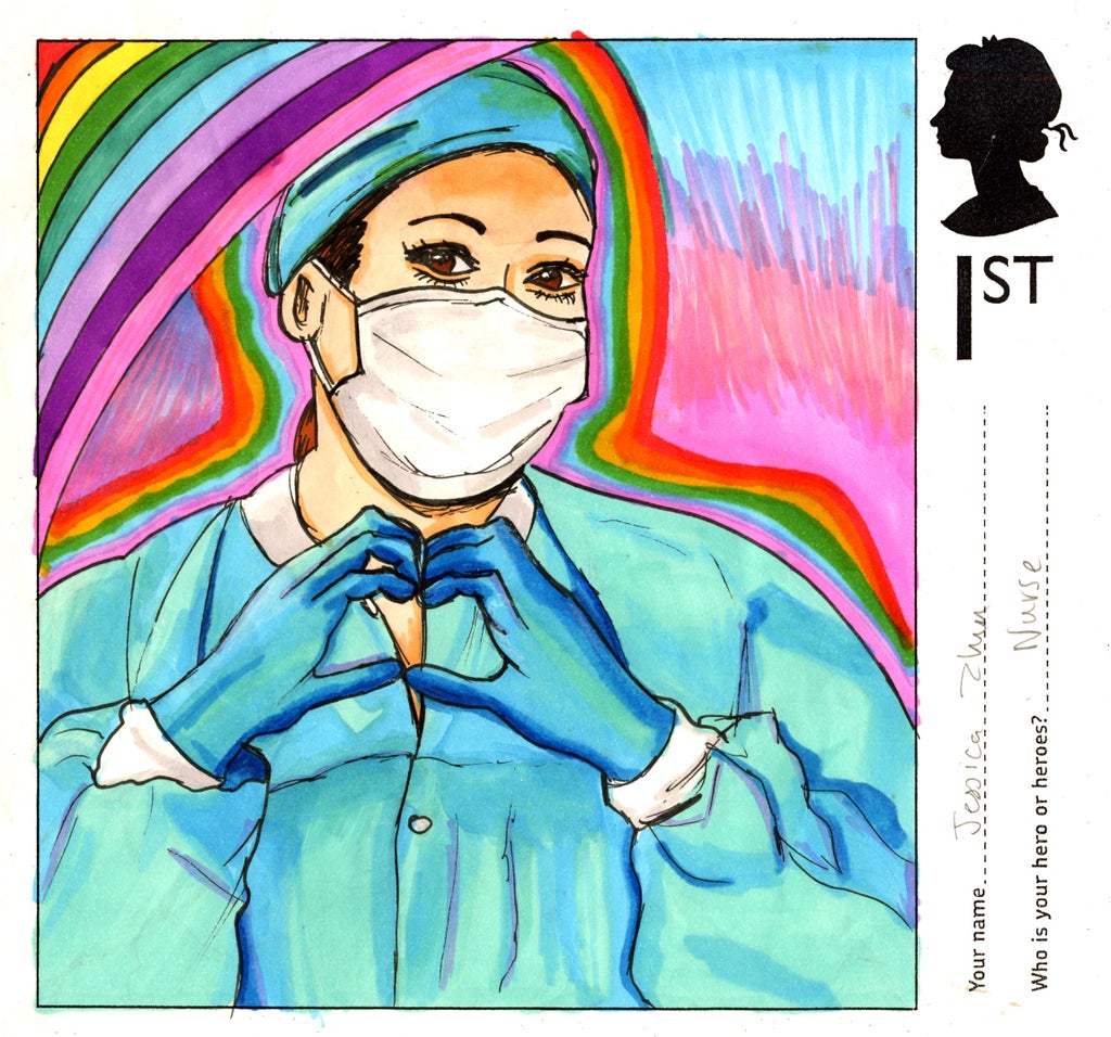 600,000-children-submit-entries-to-stamp-design-contest-hailing-pandemic-heroes