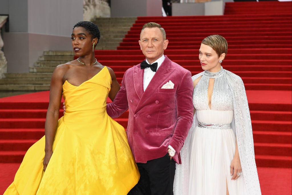 james-bond-no-time-to-die-world-premiere:-stars-arrive-including-daniel-craig,-rami-malek-and-lashana-lynch