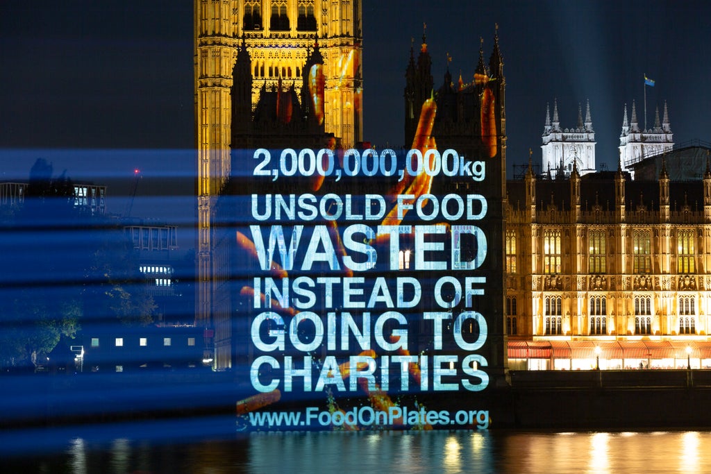 carrots-projected-onto-houses-of-parliament-as-charity-fareshare-calls-for-food-waste-funding
