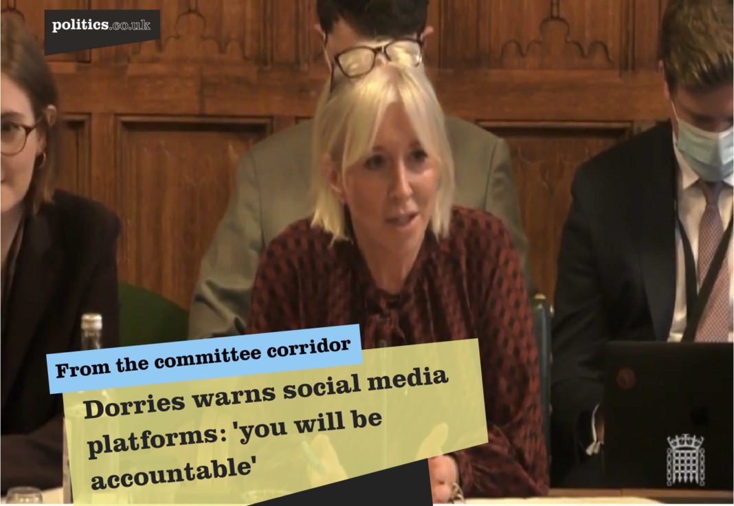 dorries-warns-social-media-platforms:-‘you-will-be-accountable’