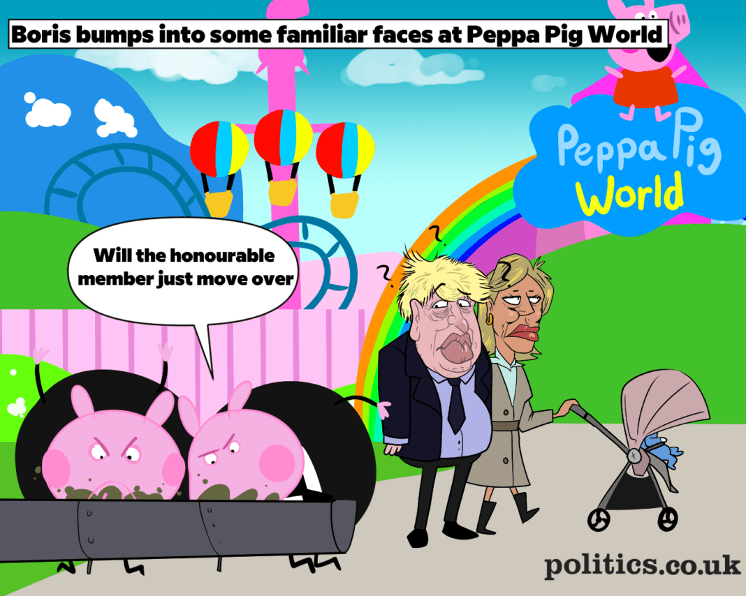 boris-sees-some-familar-faces-at-peppa-pig-world