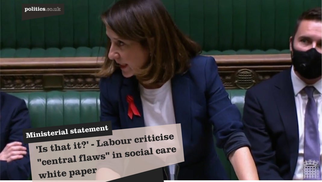 social-care-white-paper-introduced-amid-criticism-from-labour