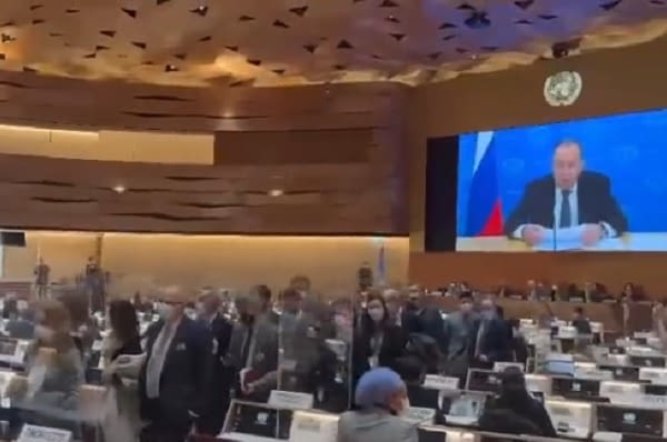 watch:-world-diplomats-stage-mass-walkout-at-the-un-human-rights-council-during-russian-foreign-minister-speech